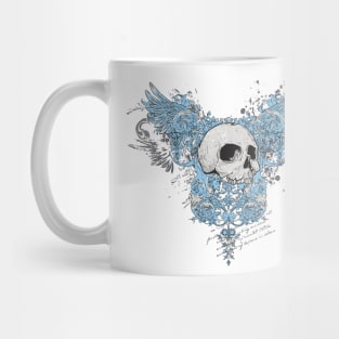 Zombie Skull with Wings Mug